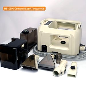 Mesin Pembersih Karpet Listrik Portabel Multi Basah Kering 3 Bar Uap Pemanasan 30 Detik Tangki 1.4L untuk Sofa Hotel Penggunaan Luar Ruangan - Product Image 5