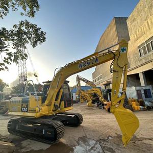 Excellente qualité 90% nouvelle pelle hydraulique sur chenilles Komatsu PC130/PC200/PC300 d'occasion 2022 modèle 13 tonnes avec pompe moteur - Product Image 5