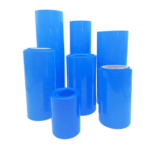0.15 tuyau thermorétractable en PVC bleu épais 60mm de large manchon de couverture de batterie ignifuge isolé <span class=keywords><strong>pour</strong></span> les éléments de matériaux d'isolation - Product Image 1