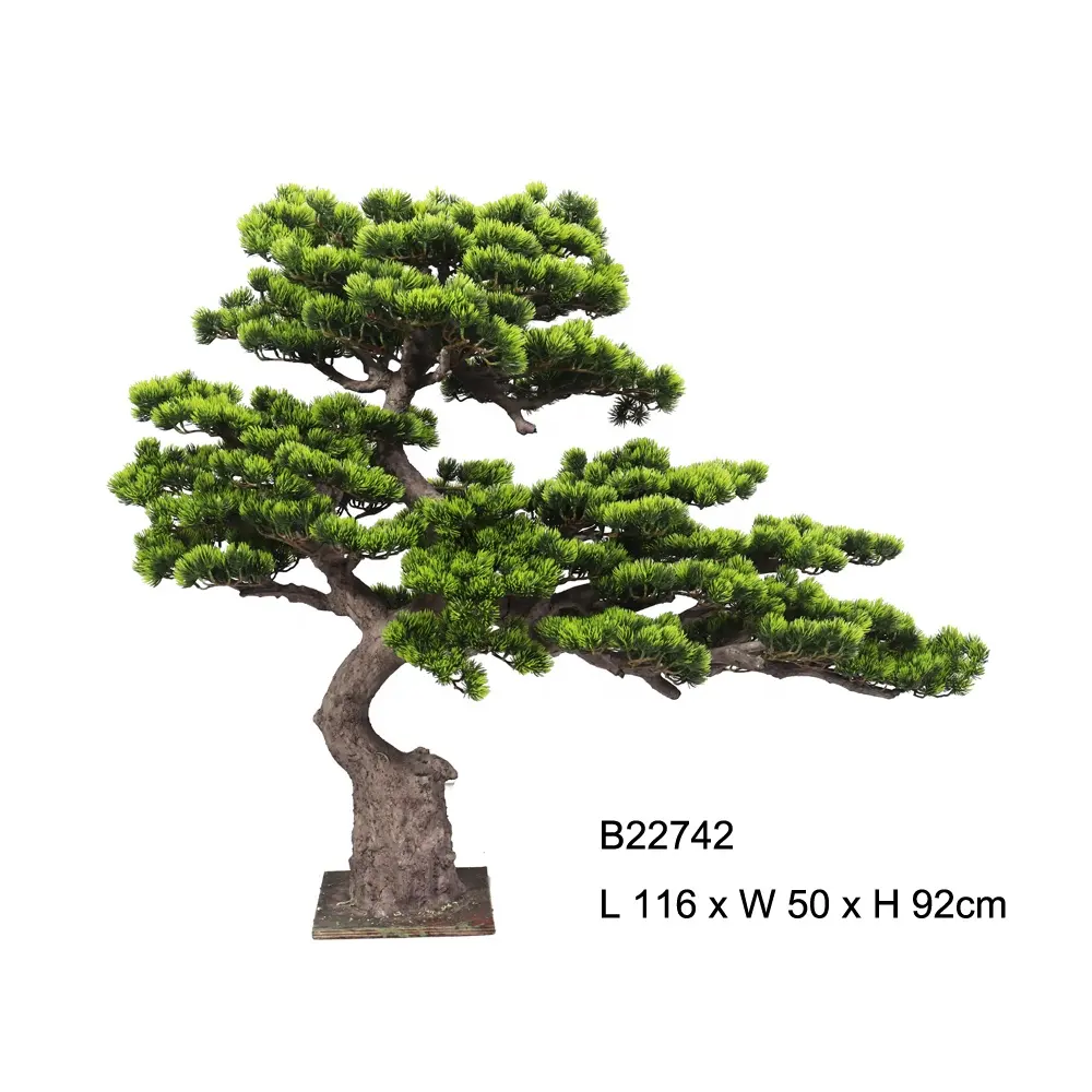 Pianta artificiale bosso topiaria Bonsai verde resistente ai raggi UV verde finto realistico decorazione dell'albero Home Office Garden Decor