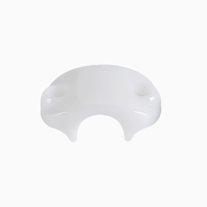 630 Stranding Machine Yarn <b>Guide</b> Zirconia Ceramic Eyelet Hole CNC Machined Mirror Polished <b>Drilling</b> 17.5x6.4 Hole Distance - Product Image 2