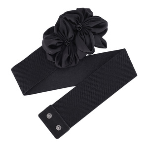 <span class=keywords><strong>Cintura</strong></span> larga da <span class=keywords><strong>donna</strong></span> <span class=keywords><strong>cintura</strong></span> in vita larga elastica grande fiore Cinch cinture elastiche da <span class=keywords><strong>donna</strong></span> - Product Image 2