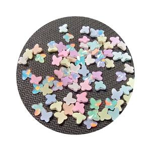 100 Uds cuentas de mariposa de cristal <span class=keywords><strong>5mm</strong></span> pegatina para decoración de uñas cuaderno cuentas de joyería para fanáticos de la artesanía - Product Image 2