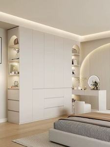 Ensemble de chambre complet avec armoire en bois à 3 portes, armoire de chambre à coucher/garde-robe, armoire tout-en-un pour la maison - Product Image 3