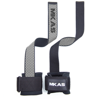 Sangles de poignet de musculation MKAS Premium, sangles de soutien robustes pour la musculation et l'entraînement de force