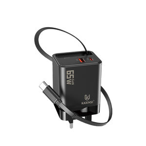 Los productos que se venden mejor 65W Smart Super Fast Charger Protocol Rugged Durable Ranura de almacenamiento para ahorrar espacio Control de temperatura inteligente - Product Image 2