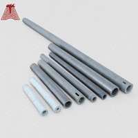 Rouleau en carbure de silicium cylindrique long et droit, à faible déformation, résistant aux chocs thermiques, pour le support de four et la cuisson céramique