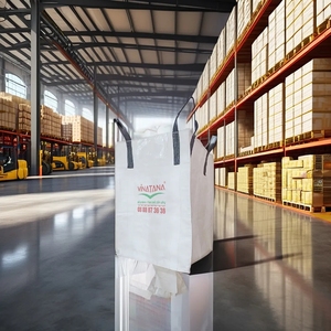 Jumbo 1000kg Big Bag 105x105x115cm Matériau PP pour un stockage efficace des produits en vrac - Product Image 4