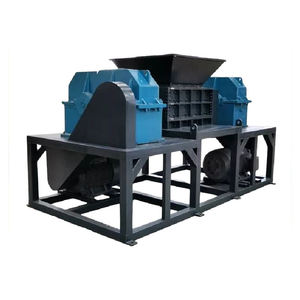 Broyeur à double axe pour <span class=keywords><strong>ferraille</strong></span>, portails, canalisations, déchets, type 800, haute productivité, moteur à engrenages, aluminium, acier, tuiles - Product Image 2