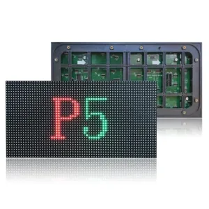 โมดูลหน้าจอแสดงผล LED HD แบบสีเต็มจอสำหรับกลางแจ้ง RGB P5โมดูล LED P6 P5 p3.33 P3 Qiangli