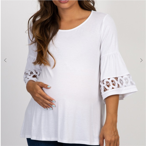 Canotta Premaman di Alta Qualità in 100% Cotone Ecologico a Maniche Corte con Imbottitura <span class=keywords><strong>per</strong></span> <span class=keywords><strong>Allattamento</strong></span> - Product Image 2