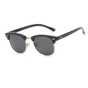 Sparloo 10446 custom club your master logo half rimless frames sunglasses polarized