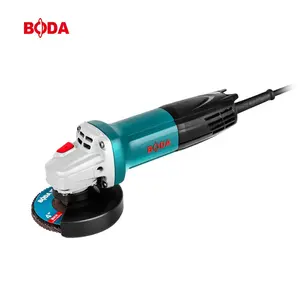 Boda電動工具手動研削盤研磨機家庭用4インチミニポータブル電気アングルグラインダー100mm