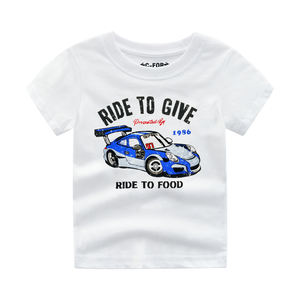 T-shirt imprimé pour garçons, fabrication exquise, mode enfant, t-shirt en coton naturel - Product Image 3