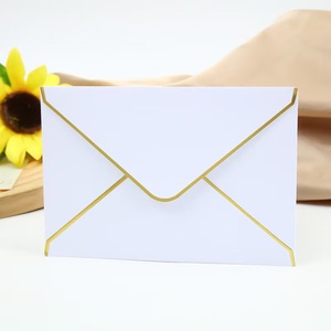 <span class=keywords><strong>Sobres</strong></span> de Papel para Negocios con Logotipo Personalizado en Lámina Dorada, Impresión de Tarjetas de <span class=keywords><strong>Boda</strong></span>, <span class=keywords><strong>Sobres</strong></span> de Lujo de Alta Calidad - Product Image 3