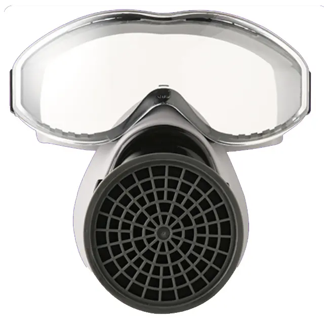 Cubierta de pintura Cubierta de media cara de polvo Máscara de gas Respirador para pintar y soldar Máscara de gas con gafas