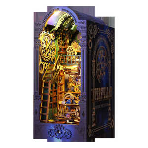 Rompecabezas 3D <span class=keywords><strong>de</strong></span> Madera Estilo Art Deco <span class=keywords><strong>de</strong></span> la Noche Estrellada, Kit <span class=keywords><strong>de</strong></span> Sujetalibros Vertical, Modelo <span class=keywords><strong>de</strong></span> Casa en Miniatura <span class=keywords><strong>de</strong></span> Exploración <span class=keywords><strong>de</strong></span> Galaxias, Juguete <span class=keywords><strong>de</strong></span> Construcción, Regalo <span class=keywords><strong>de</strong></span> Cumpleaños - Product Image 5