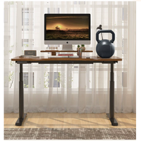 Mobilier de bureau intelligent, table élévatrice ergonomique à hauteur réglable et à double moteur