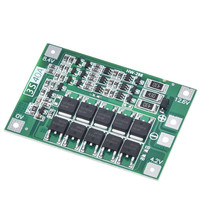 Module de protection BMS PCB pour batterie Li-ion 3S 4S 40A 18650 avec équilibrage pour moteur de perceuse 14.8V 16.8V Lipo