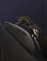 Motospeed M3 Mouse Gaming Nirkabel Bluetooth Esports 26000DPI 7 Tombol Optik PAM3395 Mouse Komputer untuk Laptop PC