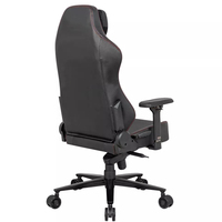 Chaise de bureau haut de gamme avec mécanisme de secousse Frog pour patron, directeur, chaise de jeu noire avec appui-tête magnétique, table de jeu avec bureau