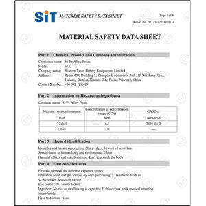 <span class=keywords><strong>TMAX</strong></span>-espuma de níquel de tamaño ajustable, materiales de electrodos de batería de litio - Product Image 5
