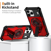 Prêt à expédier étui de téléphone antichoc mince avec béquille Fidget Spinner étui de téléphone amusant avec support pour iPhone 17 Pro Max Plus