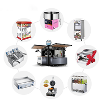 Nouvelle machine à snack professionnelle en acier inoxydable électrique/gaz, machine à barbe à papa, glace, poulet frit, équipement de cuisson au four
