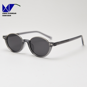Lunettes de soleil carrées polarisées dégradées unisexe TR90 CP Temple 2025 UV400 monture complète clous de riz pour <span class=keywords><strong>femme</strong></span> - Product Image 5