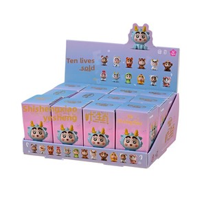 Nouveauté du Nouvel An : Figurines en résine créatives 12 signes du zodiaque, <span class=keywords><strong>d</strong></span>écorations de bureau, <span class=keywords><strong>cadeau</strong></span> pour filles, boîte mystère tendance, vente en gros, articles de maternité - Product Image 4