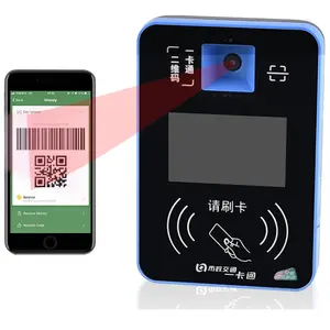 نظام أندرويد حافلة مدقق GPS NFC RFID حافلة قارئ بطاقات مع دفع رمز الاستجابة السريعة