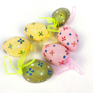 Hot sale cheap surprise wedding holiday plastic use Egg shell light color plastic toy filled easter eggs