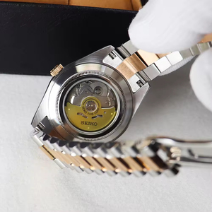 Montre-bracelet mécanique automatique Nh35, étanche, bracelet en acier inoxydable, montre minimaliste pour homme - Product Image 3