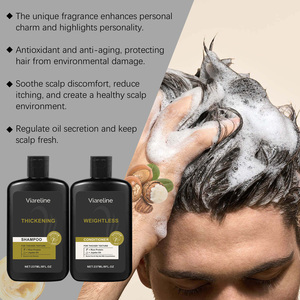 Set de Cuidado Capilar Voluminizador para Hombre, Mejora el Cabello Seco y Encrespado con Champú y Acondicionador Refrescantes y Voluminizadores - Product Image 3