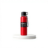 Vente directe usine – Nouvelle bouteille d'eau sport en acier inoxydable grande capacité, thermos portable à isolation sous vide, maintien thermique 6-12 heures