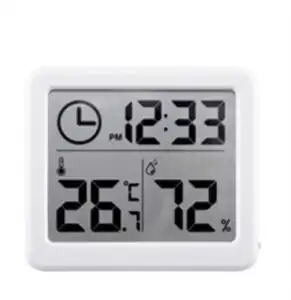 卸売 3.2インチ温度計湿度計-屋内家庭用時計温度計デジタル湿度計温度湿度計