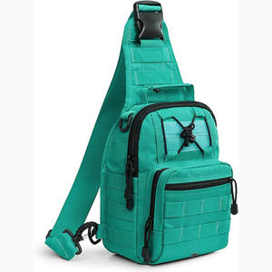 Échantillon gratuit, logo personnalisé, sac de poitrine de sport de plein air, gilet tactique, sac de poitrine imperméable EDC avec fermeture à glissière pour hommes et femmes - Product Image 1