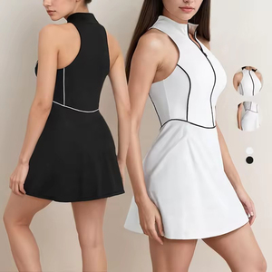 Vêtements de sport personnalisés, jupes de golf athlétiques, vêtements de sport personnalisés pour filles, <span class=keywords><strong>robe</strong></span> de tennis et de pickleball pour femmes - Product Image 1