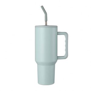 40oz Car Travel Handle H3.0 <b>Tumbler</b> Vacuum <b>Cup</b> Lid <b>Straw</b> Non-Slip ODM OEM Custom Design - Product Image 2