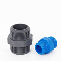 Raccords de plomberie 1/2" 3/4" à filetage mâle, connecteurs pour tuyaux en plastique d'agriculture et de jardinage