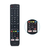 Control Remoto Universal para Smart TV EN3B39, Repuesto Compatible con Televisores Hisense LED/LCD con Control por Voz y Accesos Directos a Aplicaciones