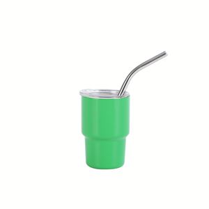 Vaso Térmico Mini de Acero Inoxidable Ligero con Pajita, Taza Portátil para Viajes y Coche - Product Image 2