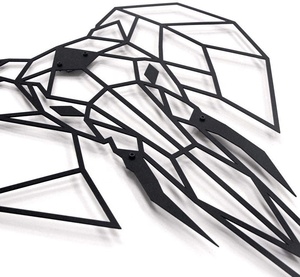 Laser Cut Geometric Elephant Head <strong>Metal</strong> <strong>Wall</strong> Art <strong>Metal</strong> <strong>Wall</strong> <strong>Decoration</strong> <strong>for</strong> Home Office <strong>Living</strong> <strong>Room</strong> Bedroom - Product Image 4