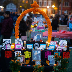 Ghirlanda Artificiale di Calendule da 1,5 m per Decorazioni Casa Diwali, Pooja, Haldi, Matrimoni Indiani, Halloween, <span class=keywords><strong>Giorno</strong></span> dei Morti, Feste ed Eventi - Product Image 4