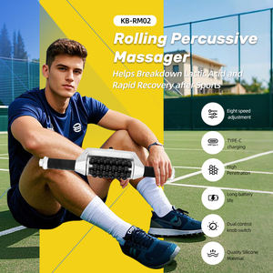 Pistola de masaje rodante de alta frecuencia recargable para el hogar, Bola de drenaje linfático de mano, masajeador muscular - Product Image 2