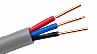 Kabel Daya PVC Standar IEC 300/500V  2*2.5mm2 3*1.5mm2  3*2.5mm2 4*1.5mm2 Kabel Listrik untuk Pasar Afrika
