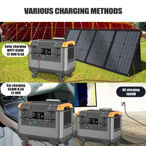 Station d'alimentation portable 3000W 2688Wh LiFePO4, générateur solaire avec UPS IP54 pour la maison, la sauvegarde et l'utilisation en extérieur - Product Image 6