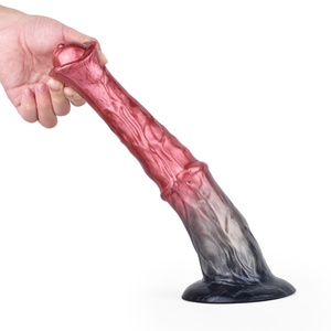 Long Horse Big Cock Dildo Simulated Ejaculation Penis with Sucker Sex Toy for Women <b>Masturbator</b> Gay Anal Adult - Product Image 2