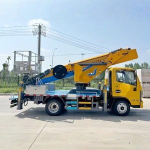 Camión de trabajo aéreo telescópico Dongfeng de 33 m, camión de trabajo aéreo 4x2 con plataforma cantilever. - Product Image 3