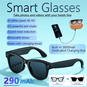 Nouvelles Lunettes Intelligentes de Cyclisme M02 avec Caméra 8MP, Enregistrement Vidéo 1200P, Traducteur IA Double Puce, Appel Bluetooth, Lunettes de Sport GPT pour Hommes et Femmes - Product Image 1